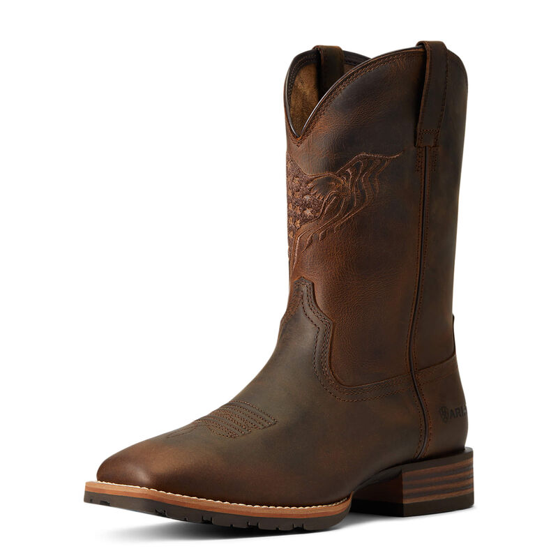 Botas Vaqueras Ariat Hybrid Fly High Marrones Oscuro Hombre - Chile 234-NCHVSL